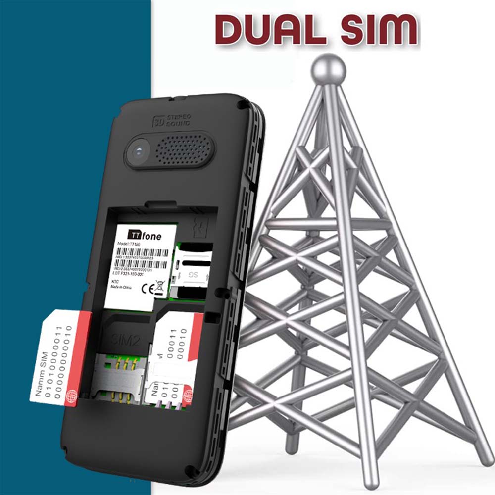 Blue TT150 Dual SIM Mobile Phone - Image 5