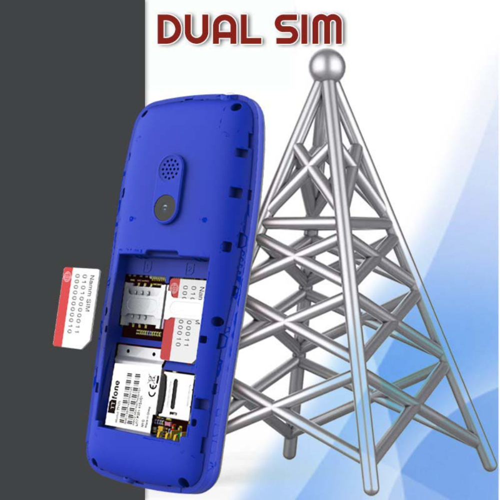 TT175 Dual SIM Mobile Phone & Cable - Image 2