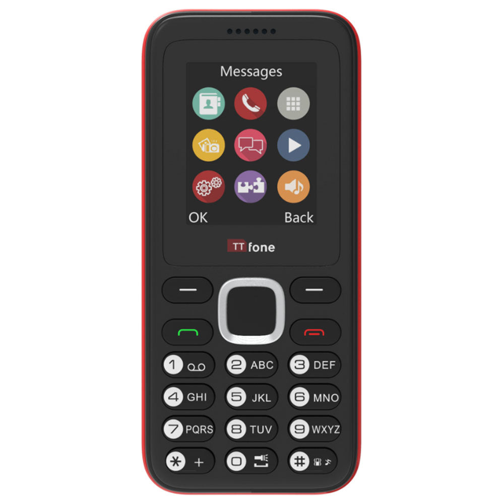Red TT150 Dual SIM Mobile Phone - Image 2