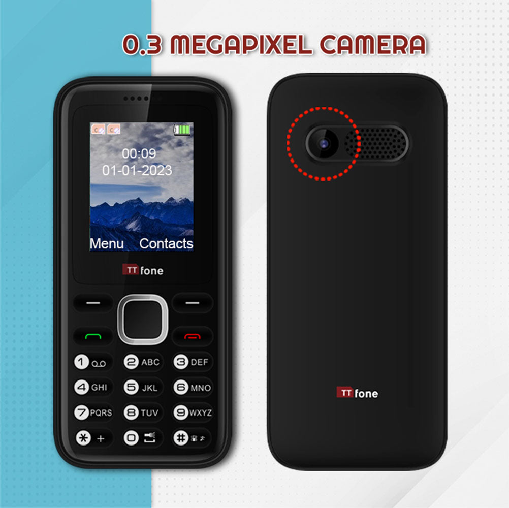 Black TT150 Dual SIM Mobile Phone - Image 3