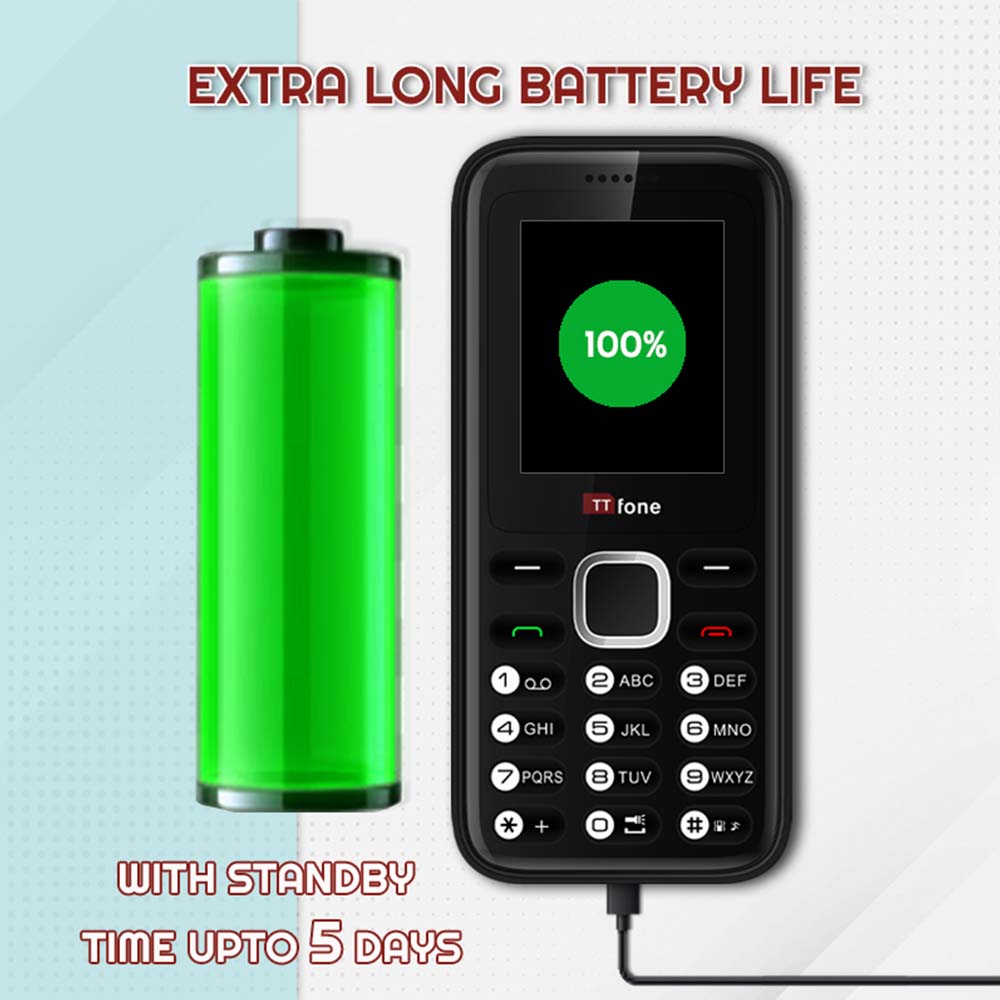 Red TT150 Dual SIM Mobile Phone - Image 5